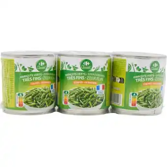Carrefour Market CARREFOUR CLASSIC Haricots verts offre