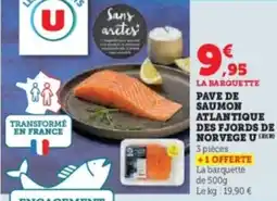 Super U Pave de saumon atlantique des fjords de norvege u offre