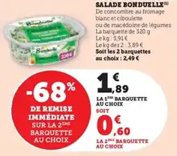 U Express Salade bonduelle offre