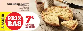 U Express Tarte crumble 6 parts offre