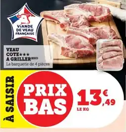 U Express Veau cote a griller offre