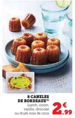 U Express 8 caneles de bordeaux offre