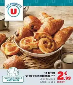 U Express 12 mini viennoiseries u offre