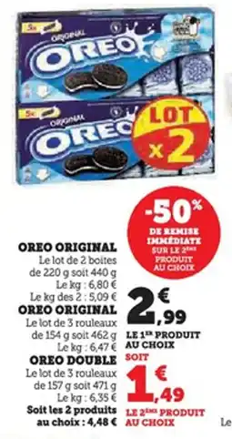 U Express Oreo original offre