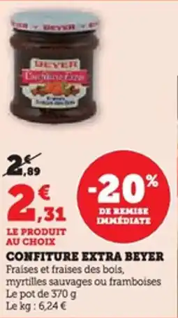 U Express Confiture extra beyer offre