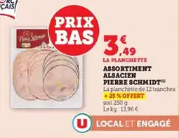 U Express Assortiment alsacien pierre schmidt offre