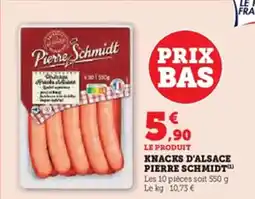 U Express Knacks d'alsace pierre schmidt offre