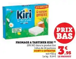 U Express Fromage a tartiner kiri offre