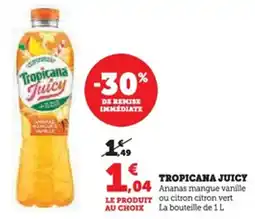 U Express Tropicana juicy offre