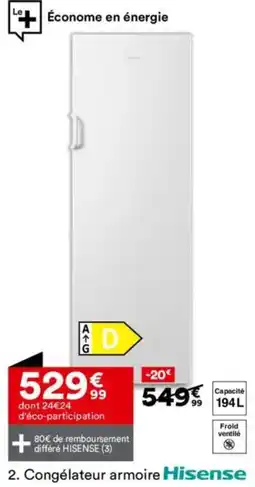 BUT Congélateur armoire offre