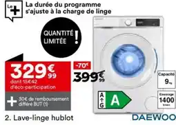 BUT Lave-linge hublot offre