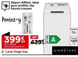 BUT Lave-linge top offre