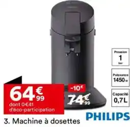 BUT Machine à dosettes offre