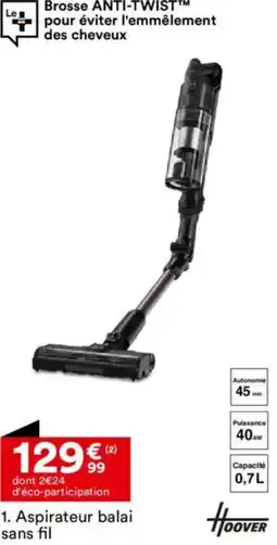 BUT Aspirateur balai sans fil offre