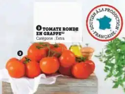 Hyper U Tomate ronde en grappe offre