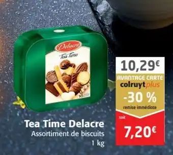 Colruyt Tea time delacre offre