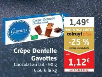 Colruyt Crêpe dentelle gavottes offre