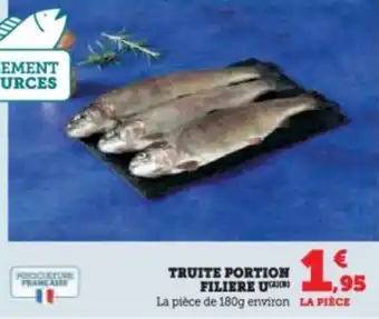 Hyper U Truite portion filiere u offre