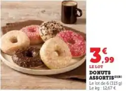 Hyper U Donuts assortis offre