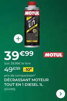 Feu Vert Décrassant moteur tout en 1 diesel offre
