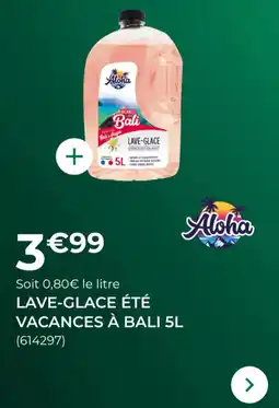 Feu Vert Lave-glace été vacances à bali offre