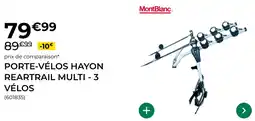 Feu Vert Porte-vélos hayon reartrail multi 3 vélos offre