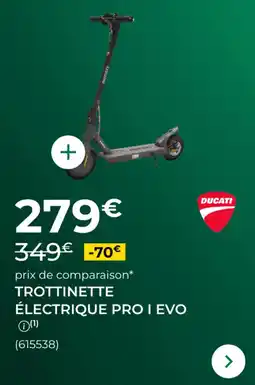 Feu Vert Trottinette électrique pro i evo offre