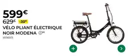 Feu Vert Vélo pliant électrique noir modena offre