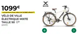 Feu Vert Vélo de ville électrique mixte taille 50 offre