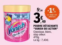 E.Leclerc Vanish - poudre détachante oxi action offre