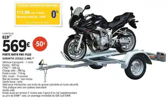 E.Leclerc L'Auto Porte moto PM1 plus offre