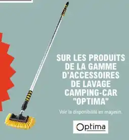 E.Leclerc L'Auto Sur les produits de la gamme d'accessoires de lavage camping-car "optima" offre