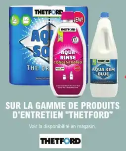 E.Leclerc L'Auto Sur la gamme de produits d'entretien "thetford" offre