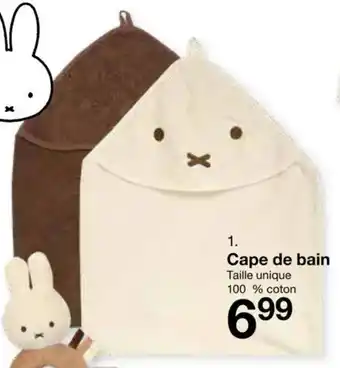 Zeeman Cape de bain offre