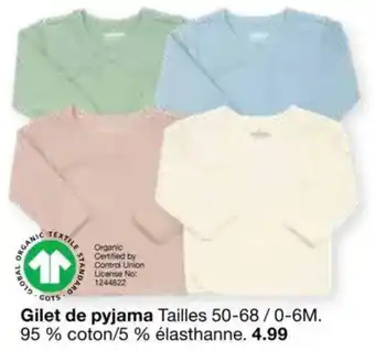 Zeeman Gilet de pyjama offre