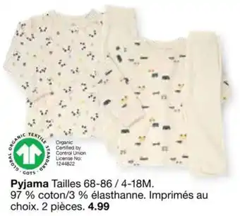 Zeeman Pyjama offre