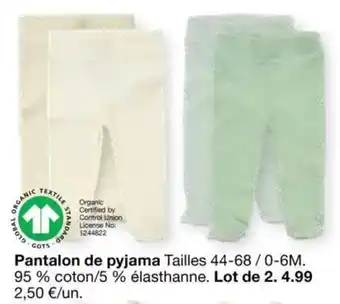 Zeeman Pantalon de pyjama offre