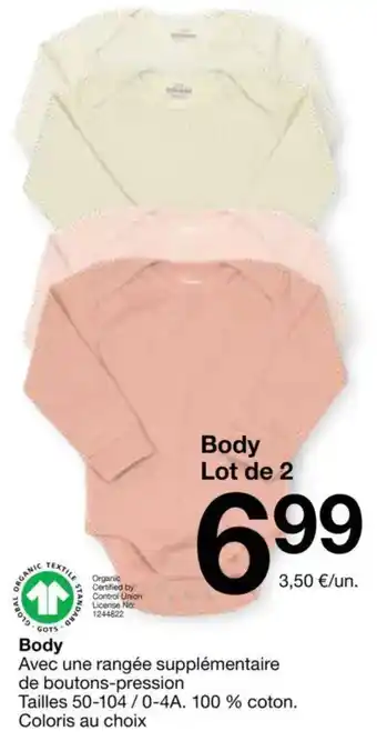 Zeeman Body offre