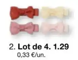 Zeeman Petit nœud sur barrette offre