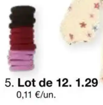 Zeeman Petits élastiques pour cheveux offre