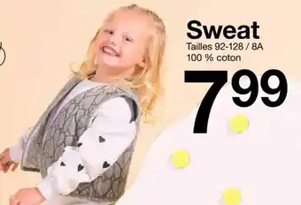 Zeeman Sweat offre