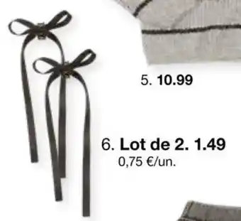 Zeeman Nœud sur pince à cheveux offre