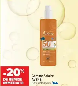 Cora x Carrefour Gamme solaire avene offre