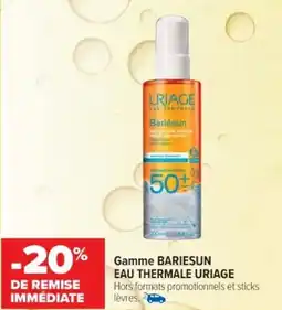 Cora x Carrefour Gamme bariesun eau thermale uriage offre