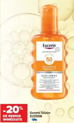 Cora x Carrefour Gamme solaire eucerin offre