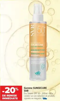 Cora x Carrefour Gamme sunsecure svr offre