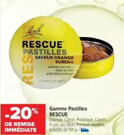 Cora x Carrefour Gamme pastilles rescue offre