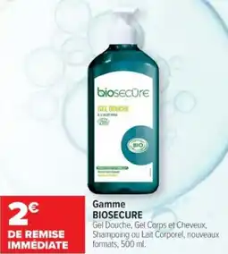 Cora x Carrefour Gamme biosecure offre