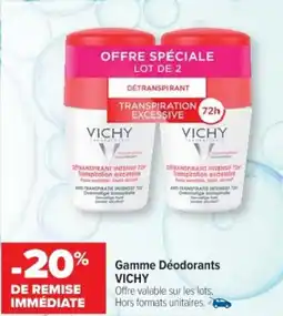 Cora x Carrefour Gamme déodorants vichy offre
