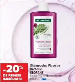 Cora x Carrefour Shampooing figue de barbarie klorane offre